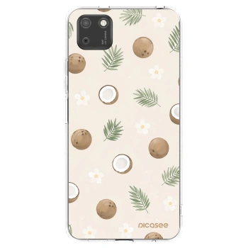 Picasee διαφανής θήκη σιλικόνης Huawei Y5P - Coconut Breeze