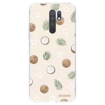 Picasee διαφανής θήκη σιλικόνης Xiaomi Redmi 9 - Coconut Breeze