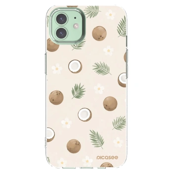 Picasee διαφανής θήκη σιλικόνης Apple iPhone 12 - Coconut Breeze