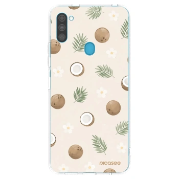 Picasee διαφανής θήκη σιλικόνης Samsung Galaxy M11 - Coconut Breeze