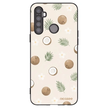 Picasee Μαύρη θήκη σιλικόνης για Realme 6i - Coconut Breeze