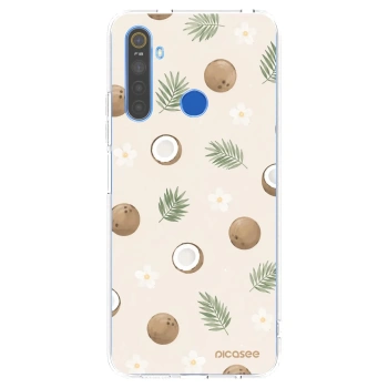 Picasee διαφανής θήκη σιλικόνης Realme 5 - Coconut Breeze