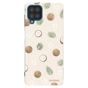 Picasee διαφανής θήκη σιλικόνης Samsung Galaxy A12 A125F - Coconut Breeze