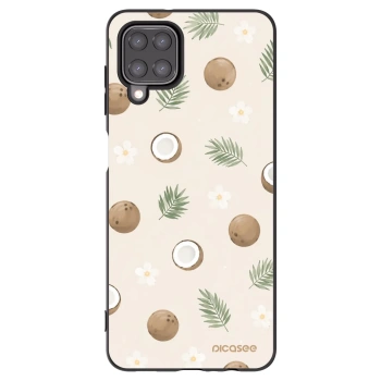 Picasee Μαύρη θήκη σιλικόνης για Samsung Galaxy A12 A125F - Coconut Breeze