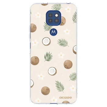 Picasee διαφανής θήκη σιλικόνης Motorola Moto G9 Play - Coconut Breeze