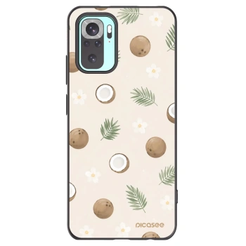 Picasee Μαύρη θήκη σιλικόνης για Xiaomi Redmi Note 10 Pro - Coconut Breeze