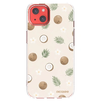 Picasee διαφανής θήκη σιλικόνης Apple iPhone 13 - Coconut Breeze