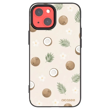Picasee Μαύρη θήκη σιλικόνης για Apple iPhone 13 mini - Coconut Breeze