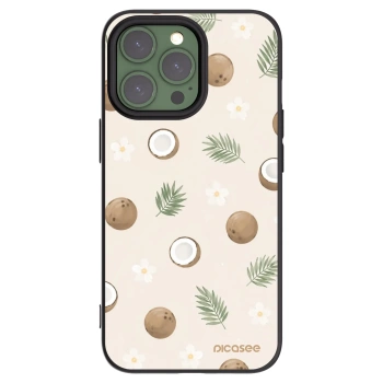 Picasee Μαύρη θήκη σιλικόνης για Apple iPhone 13 Pro - Coconut Breeze