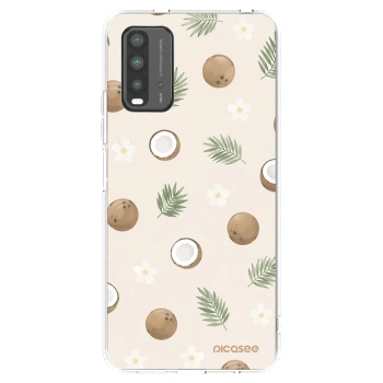 Picasee Μαύρη θήκη σιλικόνης για Xiaomi Redmi 9T - Coconut Breeze