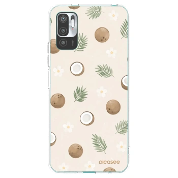 Picasee διαφανής θήκη σιλικόνης Xiaomi Redmi Note 10 5G - Coconut Breeze