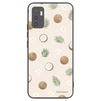 Picasee Μαύρη θήκη σιλικόνης για Xiaomi Redmi Note 10 5G - Coconut Breeze