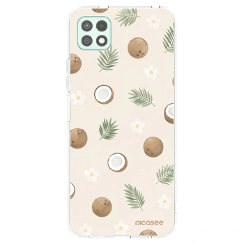 Picasee διαφανής θήκη σιλικόνης Samsung Galaxy A22 A226B 5G - Coconut Breeze