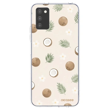 Picasee διαφανής θήκη σιλικόνης Samsung Galaxy A02s A025G - Coconut Breeze