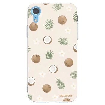Picasee διαφανής θήκη σιλικόνης Apple iPhone XR - Coconut Breeze