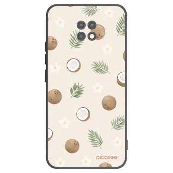 Picasee Μαύρη θήκη σιλικόνης για Xiaomi Redmi Note 9T - Coconut Breeze