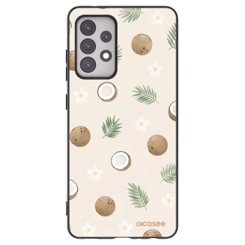 Picasee Μαύρη θήκη σιλικόνης για Samsung Galaxy A52s 5G A528B - Coconut Breeze