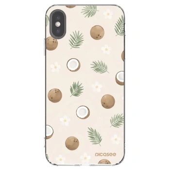 Picasee διαφανής θήκη σιλικόνης Apple iPhone XS Max - Coconut Breeze