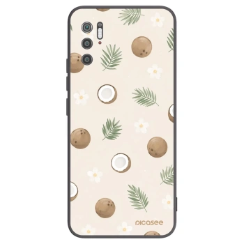 Picasee Μαύρη θήκη σιλικόνης για Xiaomi Poco M3 Pro 5G - Coconut Breeze