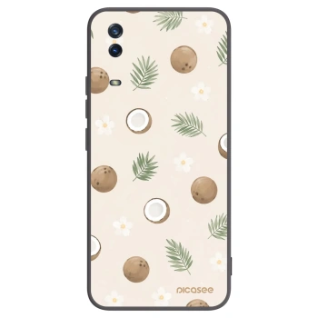 Picasee Μαύρη θήκη σιλικόνης για Vivo Y11s - Coconut Breeze