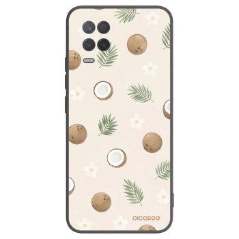 Picasee Μαύρη θήκη σιλικόνης για Realme 8 5G - Coconut Breeze