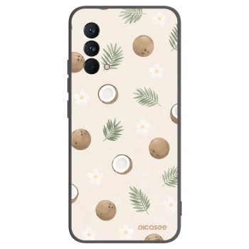 Picasee Μαύρη θήκη σιλικόνης για Realme GT Master Edition 5G - Coconut Breeze