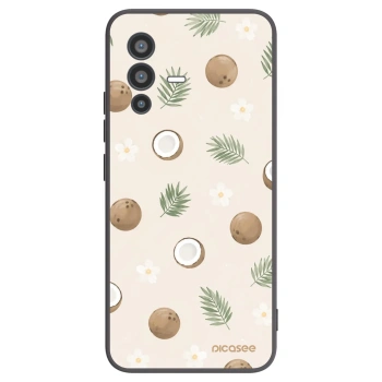 Picasee Μαύρη θήκη σιλικόνης για Vivo V23 5G - Coconut Breeze
