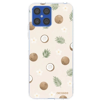 Picasee διαφανής θήκη σιλικόνης Honor X8 4G - Coconut Breeze