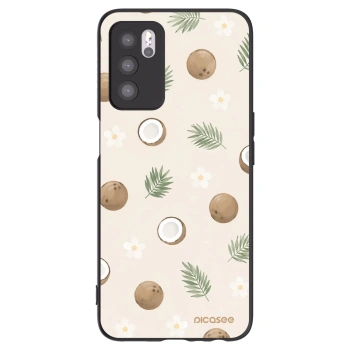 Picasee Μαύρη θήκη σιλικόνης για OPPO A16 - Coconut Breeze