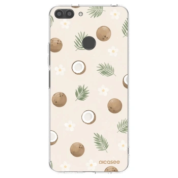 Picasee διαφανής θήκη σιλικόνης Huawei P Smart - Coconut Breeze