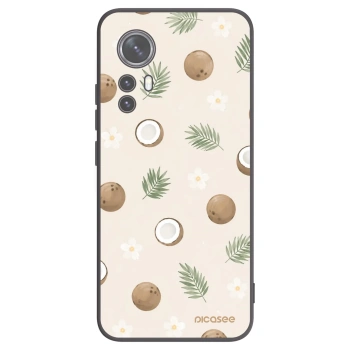 Picasee Μαύρη θήκη σιλικόνης για Xiaomi 12X - Coconut Breeze