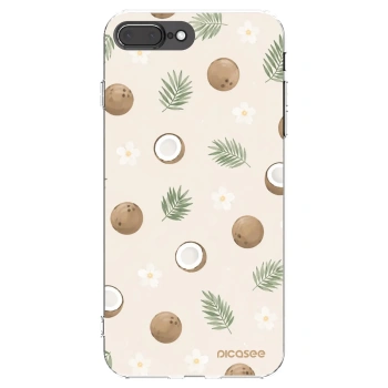 Picasee διαφανής θήκη σιλικόνης Apple iPhone 8 Plus - Coconut Breeze