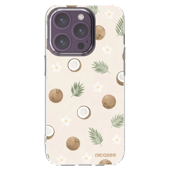 Picasee διαφανής θήκη σιλικόνης Apple iPhone 14 Pro - Coconut Breeze
