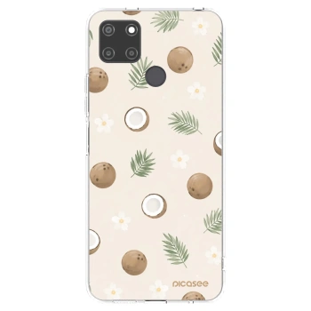Picasee διαφανής θήκη σιλικόνης Realme C21Y - Coconut Breeze