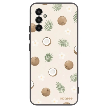 Picasee Μαύρη θήκη σιλικόνης για Samsung Galaxy M13 M135F - Coconut Breeze
