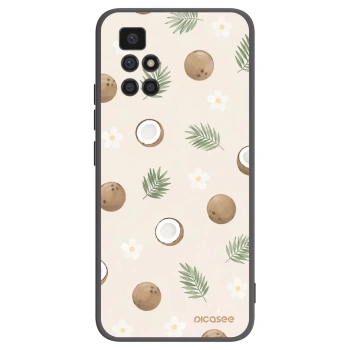 Picasee Μαύρη θήκη σιλικόνης για Xiaomi Redmi 10 (2022) - Coconut Breeze