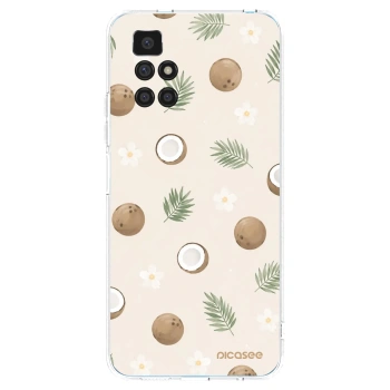 Picasee διαφανής θήκη σιλικόνης Xiaomi Redmi 10 (2022) - Coconut Breeze