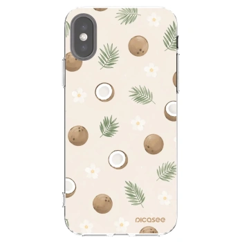 Picasee διαφανής θήκη σιλικόνης Apple iPhone X/XS - Coconut Breeze