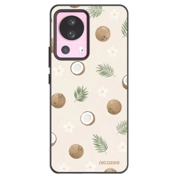 Picasee Μαύρη θήκη σιλικόνης για Xiaomi 13 Lite - Coconut Breeze