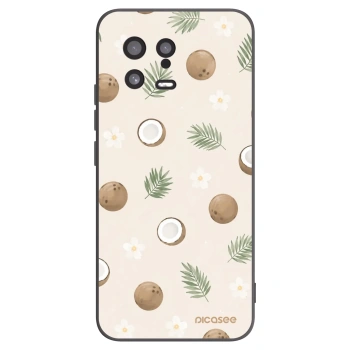 Picasee Μαύρη θήκη σιλικόνης για Xiaomi 13 - Coconut Breeze