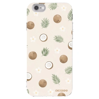 Picasee διαφανής θήκη σιλικόνης Apple iPhone 6/6S - Coconut Breeze