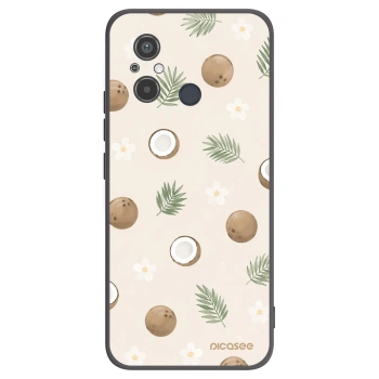Picasee Μαύρη θήκη σιλικόνης για Xiaomi Redmi 12C - Coconut Breeze