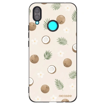 Picasee Μαύρη θήκη σιλικόνης για Huawei Nova 3 - Coconut Breeze