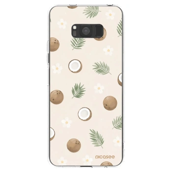 Picasee διαφανής θήκη σιλικόνης Samsung Galaxy S8 G950F - Coconut Breeze