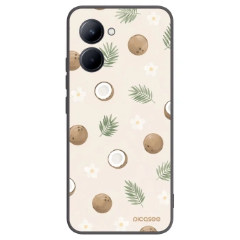 Picasee Μαύρη θήκη σιλικόνης για Realme C33 (2023) - Coconut Breeze