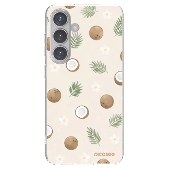 Picasee διαφανής θήκη σιλικόνης Samsung Galaxy S24 S921B 5G - Coconut Breeze
