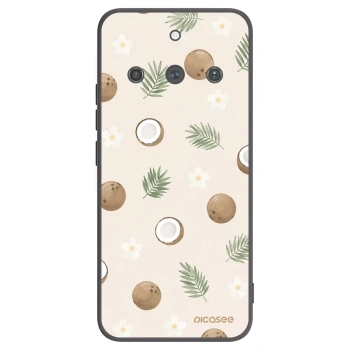 Picasee Μαύρη θήκη σιλικόνης για Realme 11 Pro+ - Coconut Breeze