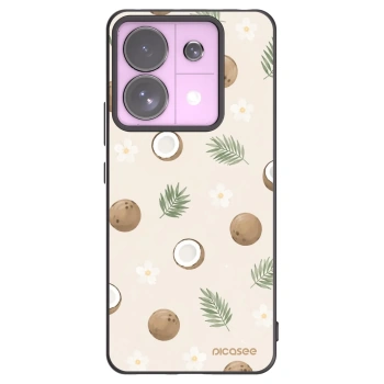 Picasee Μαύρη θήκη σιλικόνης για Xiaomi Redmi Note 13 Pro 5G - Coconut Breeze
