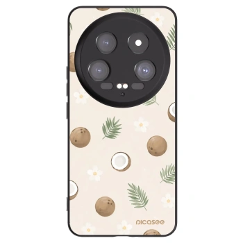 Picasee Μαύρη θήκη σιλικόνης για Xiaomi 14 Ultra - Coconut Breeze