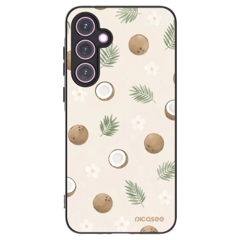 Picasee Μαύρη θήκη σιλικόνης για Samsung Galaxy A35 5G A356B - Coconut Breeze